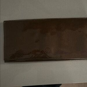 Chic Dark Brown Leather Accessory